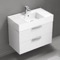 Floating Bathroom Vanity, Modern, 32